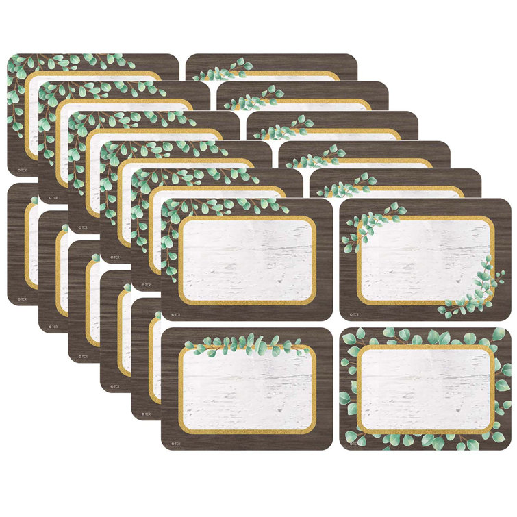 Teacher Created Resources Eucalyptus Name Tags/Labels Wayfair